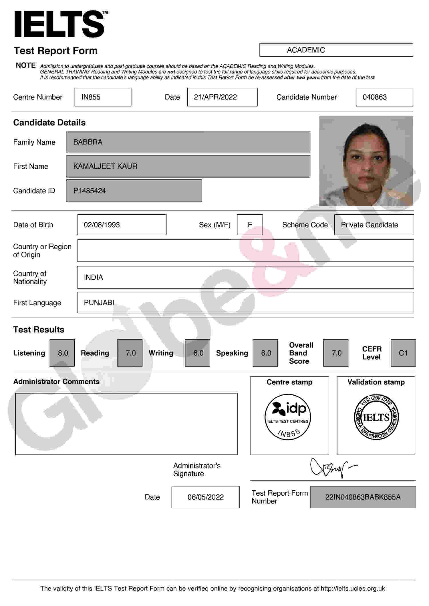 trf form 9-01
